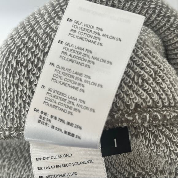 John Elliot spec wool joggers gray small NEW - Picture 7 of 8